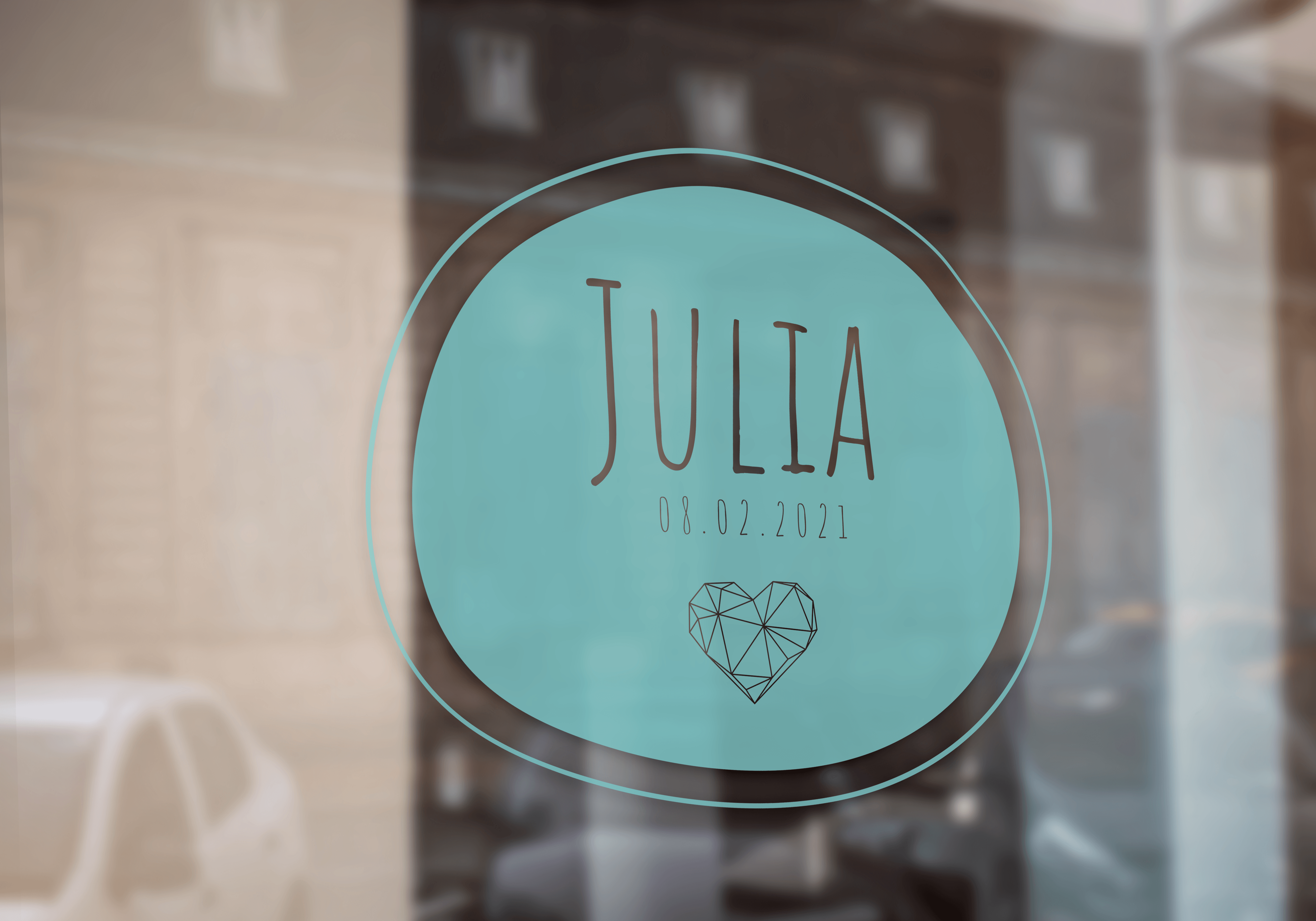 Julia geboortesticker 